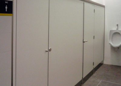 Cabinas fenólicas blancas